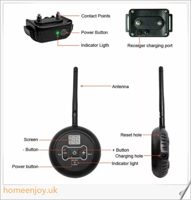 2 In 1 Safe Wireless Dog Fence - Versatile and secure pet containment system for indoor and outdoor use