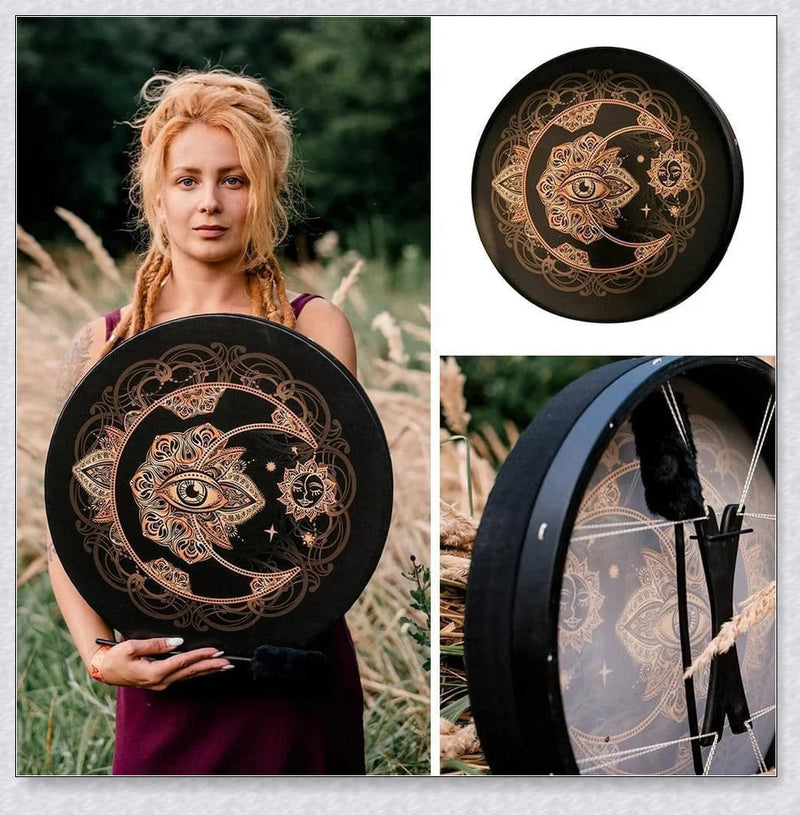 Homeenjoy UK Shaman Alchemical Moon Drum 10