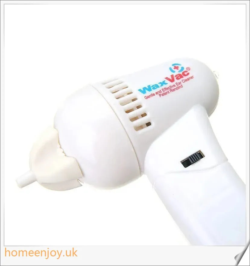 Electric Ear Wax Vacuum Cleaner with a silicone tip for safe and gentle ear cleaning