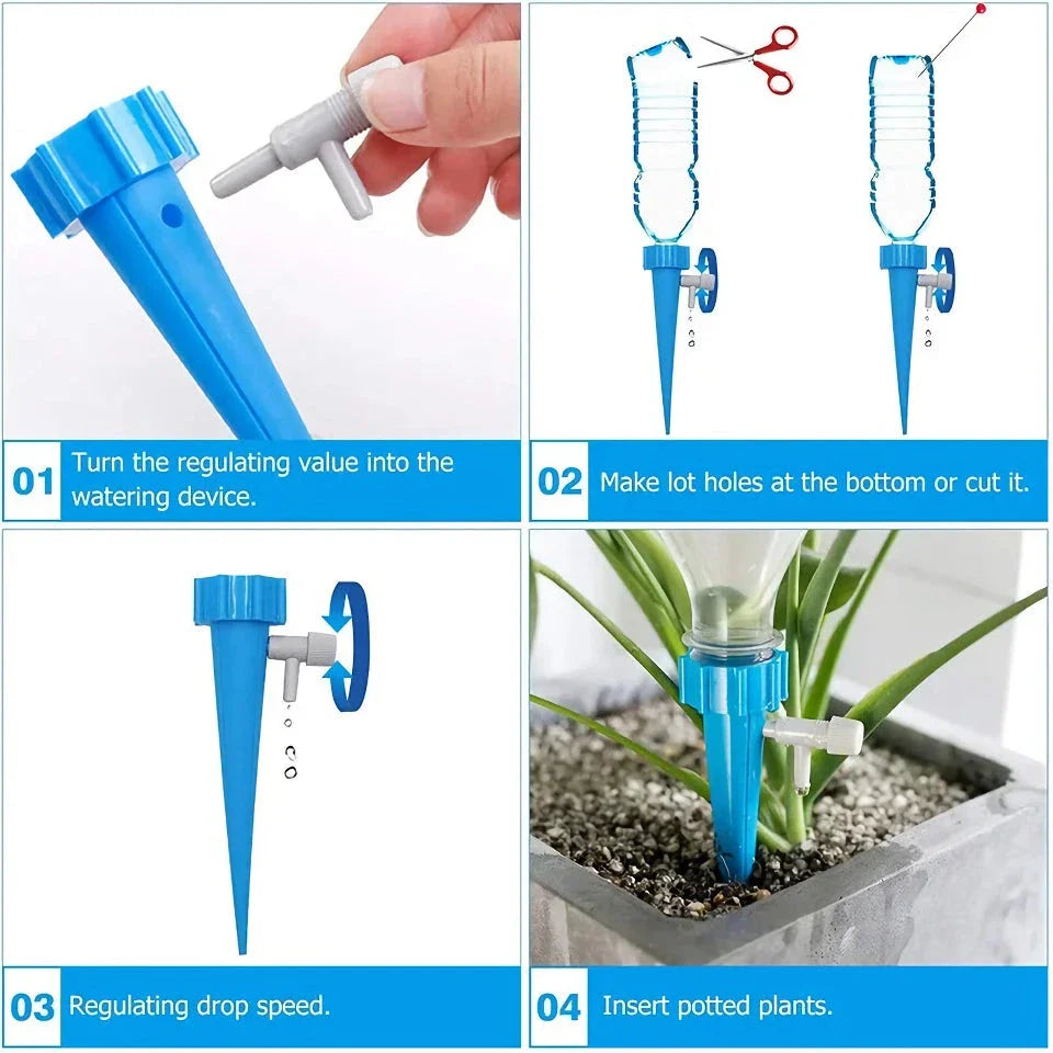 Adjustable Garden Watering System with customisable drip irrigation for optimal plant hydration