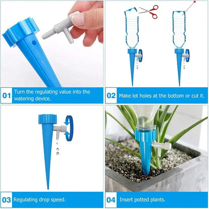 Adjustable Garden Watering System with customisable drip irrigation for optimal plant hydration