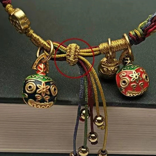 Couple's fashion bracelet with knitted texture and zodiac charm