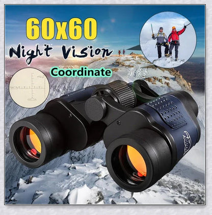 Professional night vision infrared binoculars with long 3000-metre range and durable, waterproof design