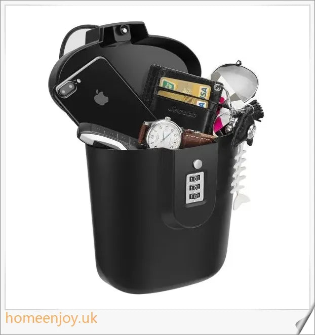 ABS Plastic Bucket Beach Password Storage Box with Secure Password Lock and Durable Design for Outdoor Use
