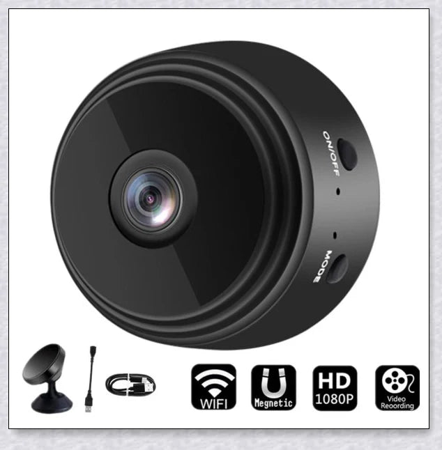 Livestock Trailer Monitoring Camera with 1080P HD video, remote viewing, motion detection, and magnetic base for easy installation