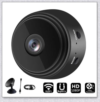 Livestock Trailer Monitoring Camera with 1080P HD video, remote viewing, motion detection, and magnetic base for easy installation