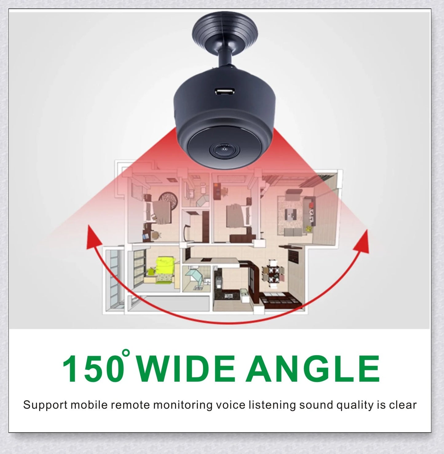 Livestock Trailer Monitoring Camera with 1080P HD video, remote viewing, motion detection, and magnetic base for easy installation