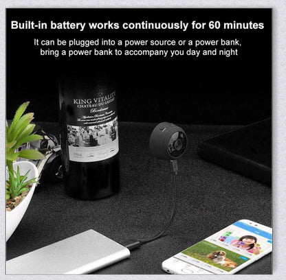 Livestock Trailer Monitoring Camera with 1080P HD video, remote viewing, motion detection, and magnetic base for easy installation