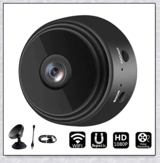 Livestock Trailer Monitoring Camera with 1080P HD video, remote viewing, motion detection, and magnetic base for easy installation