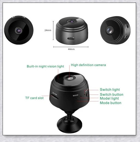 Livestock Trailer Monitoring Camera with 1080P HD video, remote viewing, motion detection, and magnetic base for easy installation