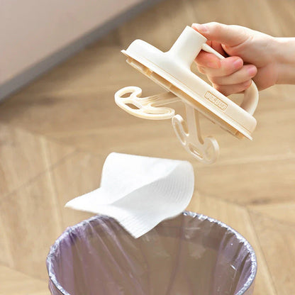 Versatile cleaning brush with disposable pads for effortless home cleaning and maintenance