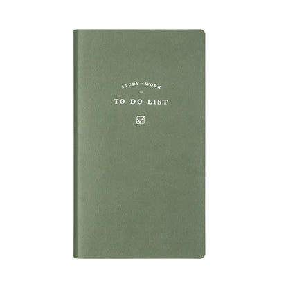 Simple Style A6 todo list notebook in blue, green, pink, or yellow with PU cover and 96 pages.