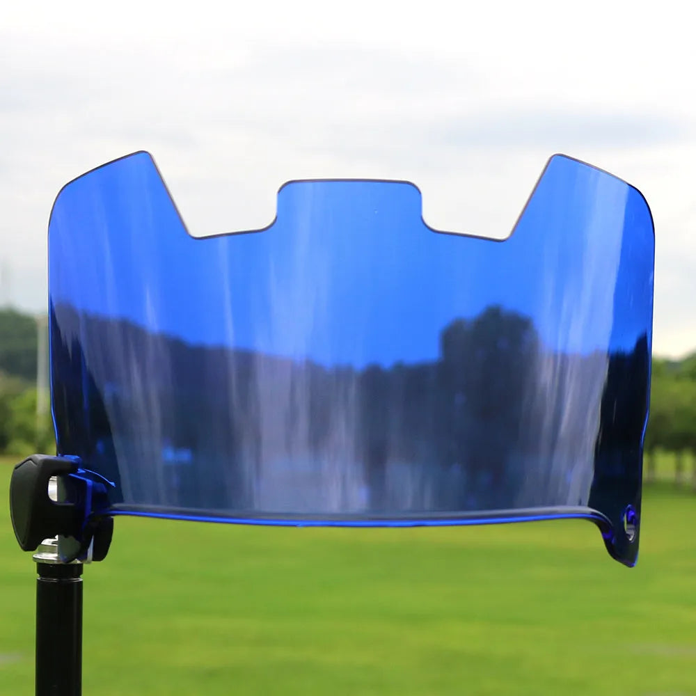 Rugby helmet goggles made from high-strength impact-resistant material for easy tool-free installation.