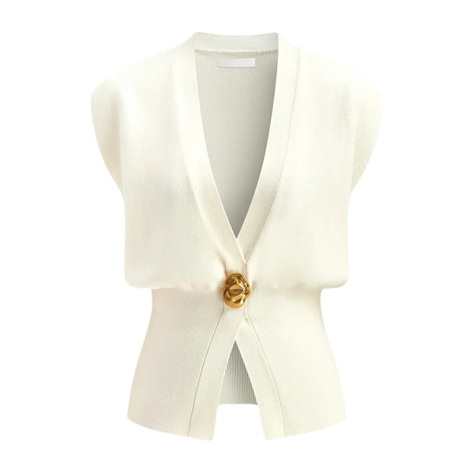 Women's loose fit V-neck button cardigan in a knitted polyester fabric, shown in a range of colours.