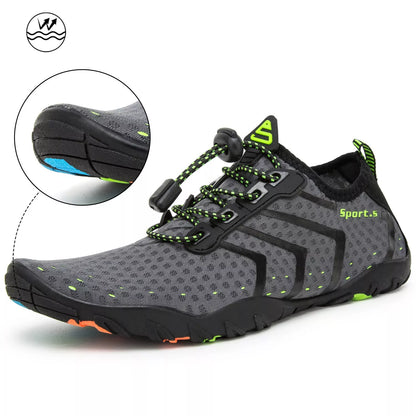 Men's lightweight waterproof beach wading shoes in various colours