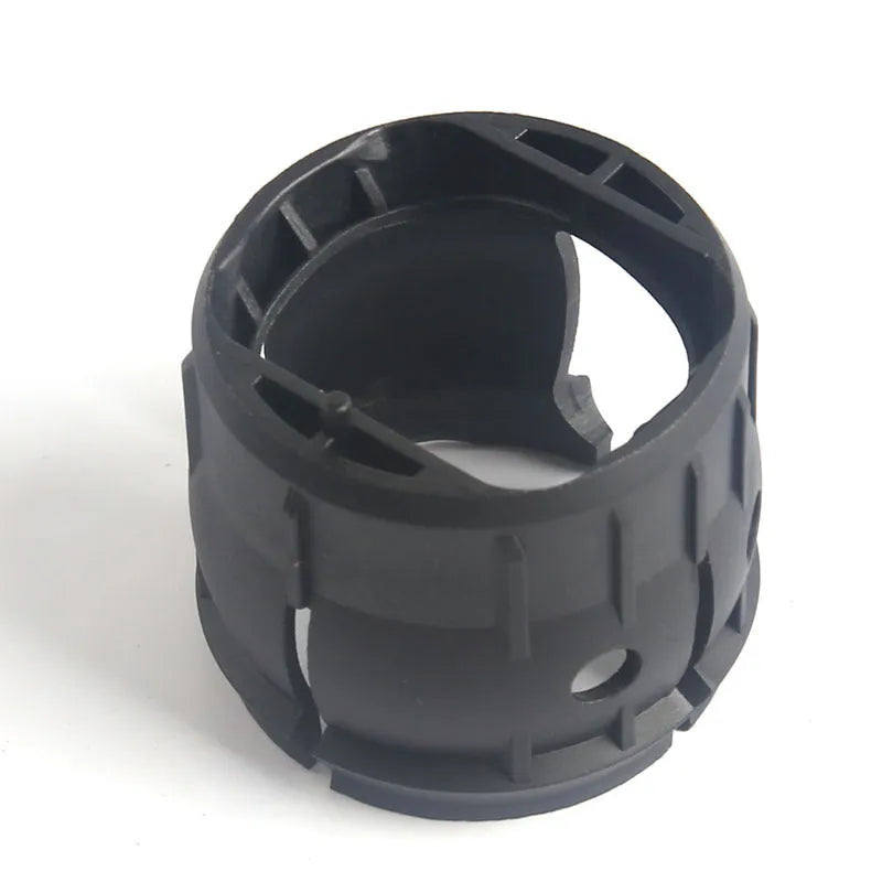 Black plastic gear lever cover for Vauxhall Opel Saifeili manual car, shown next to ruler showing 3cm length.