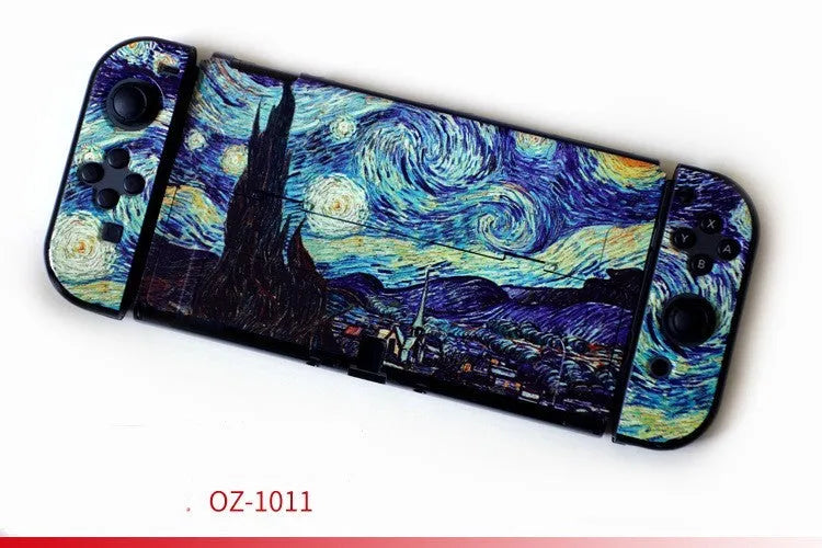 Nintendo Switch OLED hard protective case with PC crystal shell and cartoon pattern options