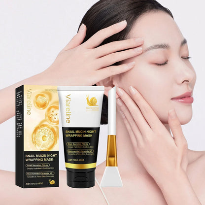 Turmeric sleep mask and brush set showing 120g container and application tool