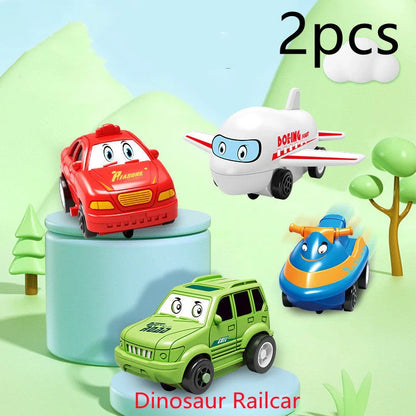 DIY Electric Railroad Speeder Toy with puzzle tracks and automatic car