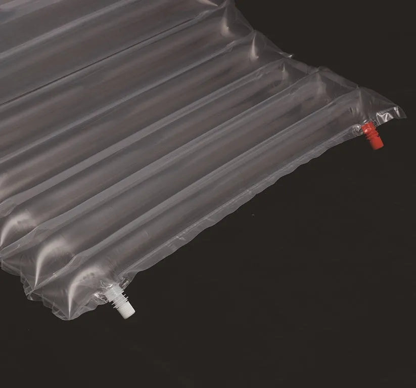 Transparent outdoor inflatable airbed for camping with 200x60x5cm dimensions