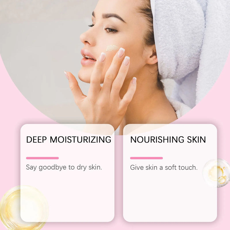 Sakura Butter Cream 100g moisturising cream for face, skin cream nourishing moisturising care treatment in 5.7cm cube jar with net content 100g