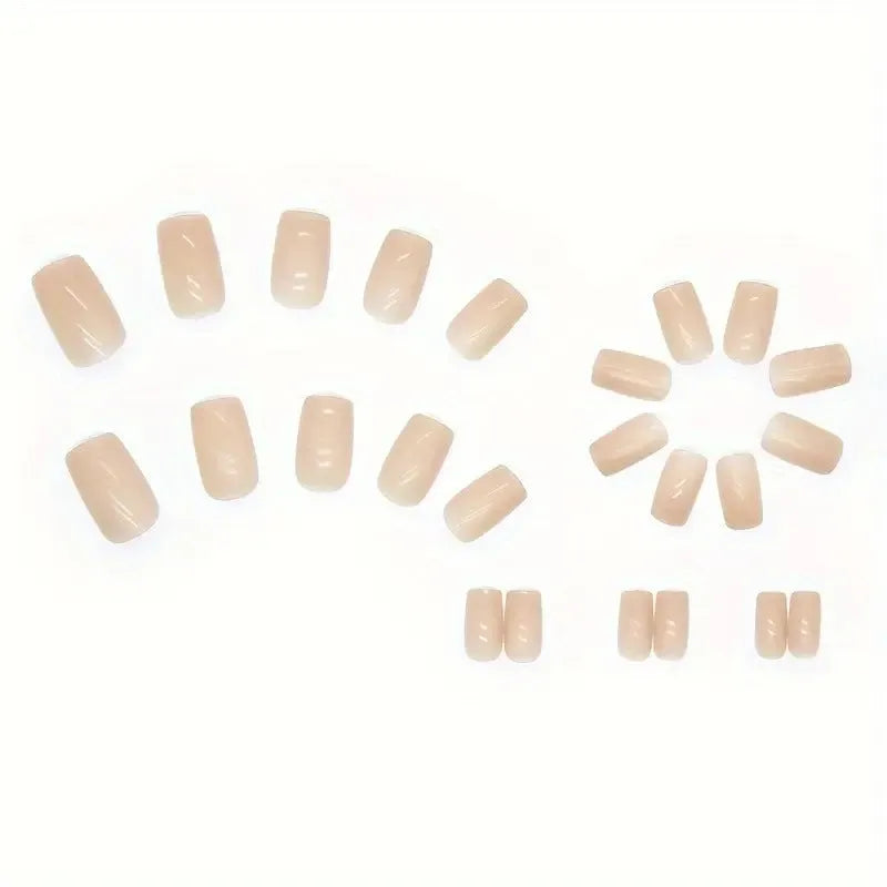 Plastic nail art set in solid colour MY119 for ladies fashion decoration