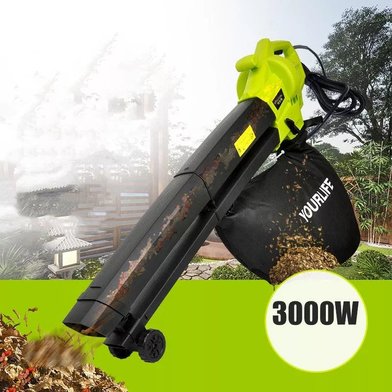 Youlefu Electric Leaf Blower Suction Machine with 3000W motor and 40L dust bag