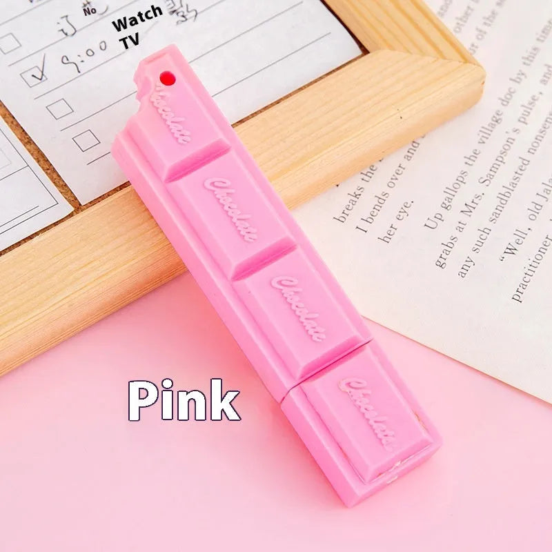 Chocolate-themed cartoon simulation ballpoint pen with 0.5mm bullet tip