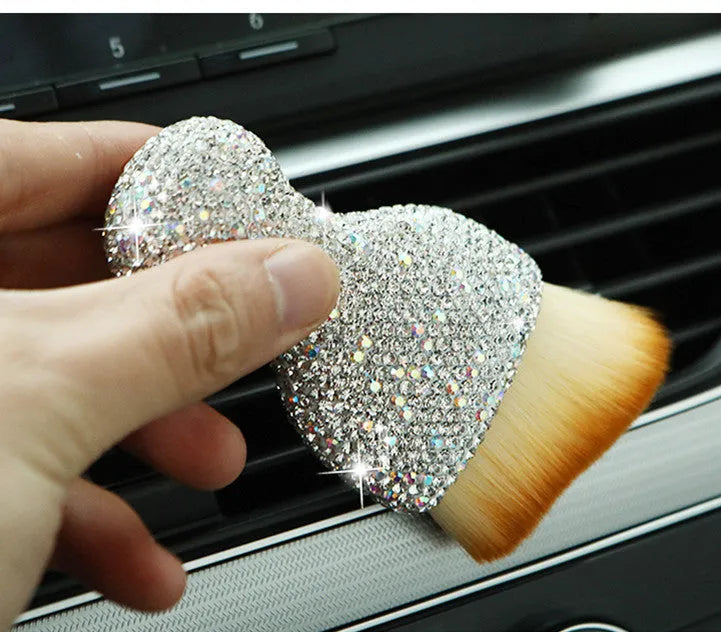 10cm car interior soft brush for dust removal from dashboard vents and seats
