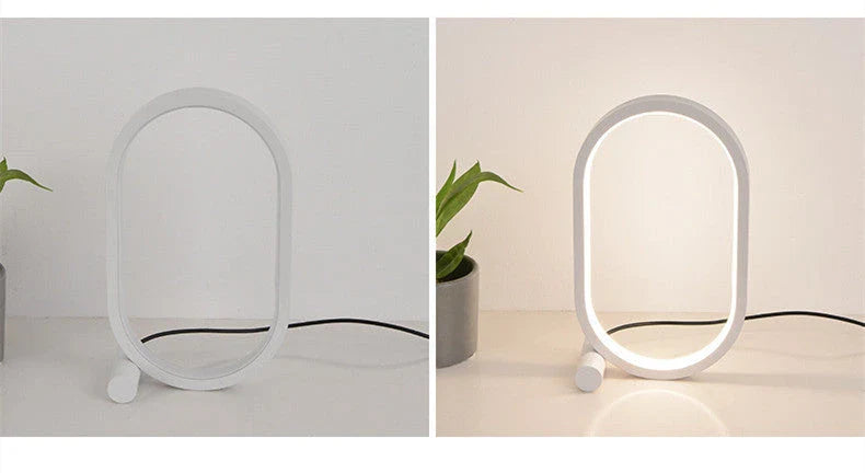 Stylish LED desk lamp with touch control and dimming functionality, perfect for modern workspaces and bedrooms