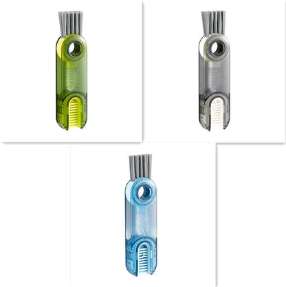 Premium 3-in-1 Cleaning Brush Set with Spiral Brush, Bevel Corner Brush, and Sponge for Cleaning Bottles, Cups, Straws, and More