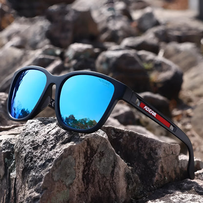 Retro outdoor sunglasses with metal hinges and TAC lenses in multiple colour options for UV protection