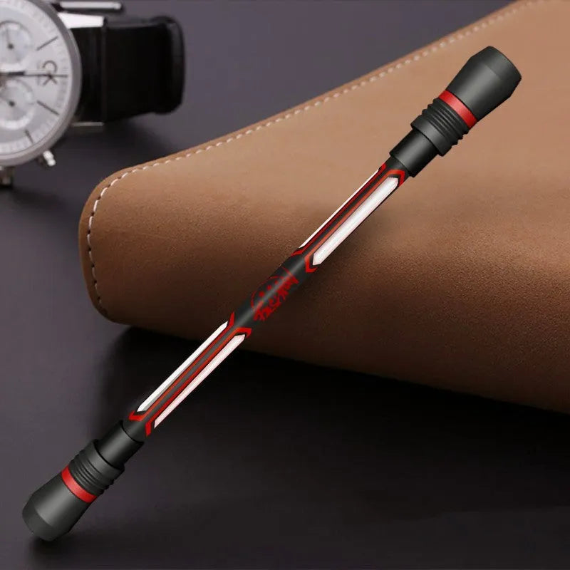 Frosted silica gel anti-slip ballpoint pen with 0.35mm tip, shown with length scale.