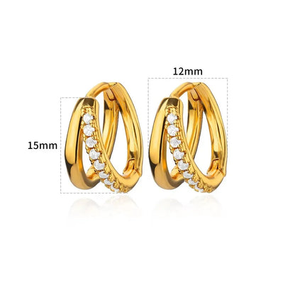 Women's copper geometric butterfly earrings with diamond treatment in heart, bow, and star shapes, multiple colour options