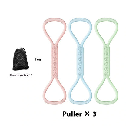Women's Fitness Elastic Band Chest Expander in vibrant colors for effective workouts
