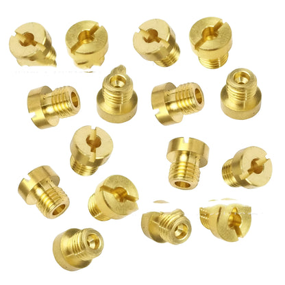 Brass M6 carburettor main jet nozzle for Derotto PHBN and PHVA models.