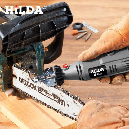Hilda-001 grinding saw blade set measuring 70mm by 50mm for electric grinding chains