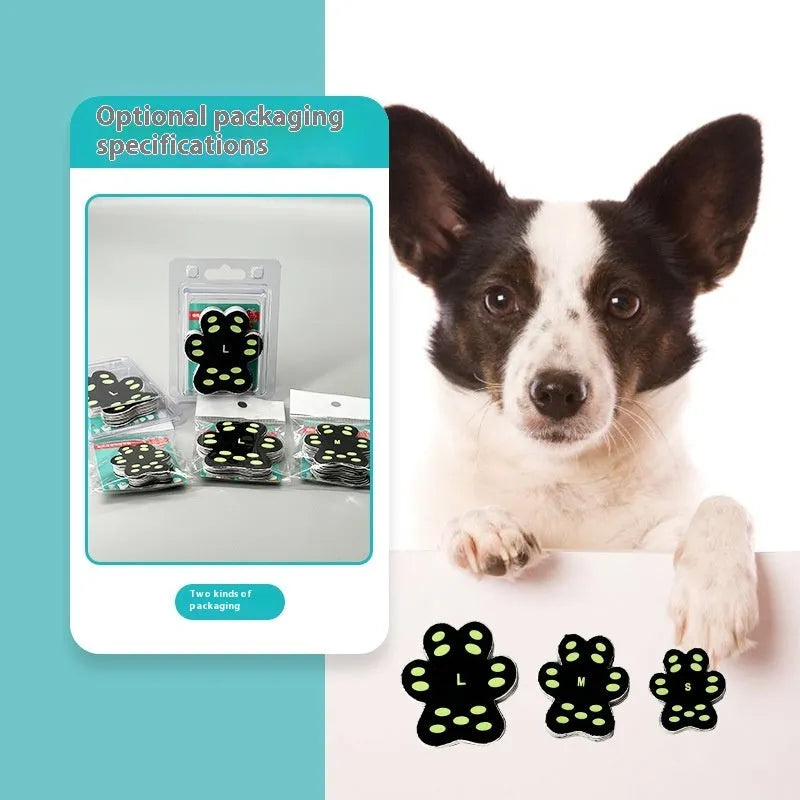 Breathable invisible silicone claw protection pads for dogs in S and M sizes