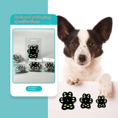 Breathable invisible silicone claw protection pads for dogs in S and M sizes