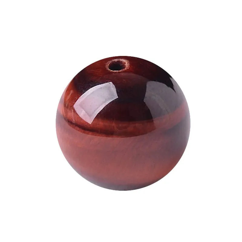 Handmade U-shaped planet stone starry bracelet for men and women, showing natural stone beads.