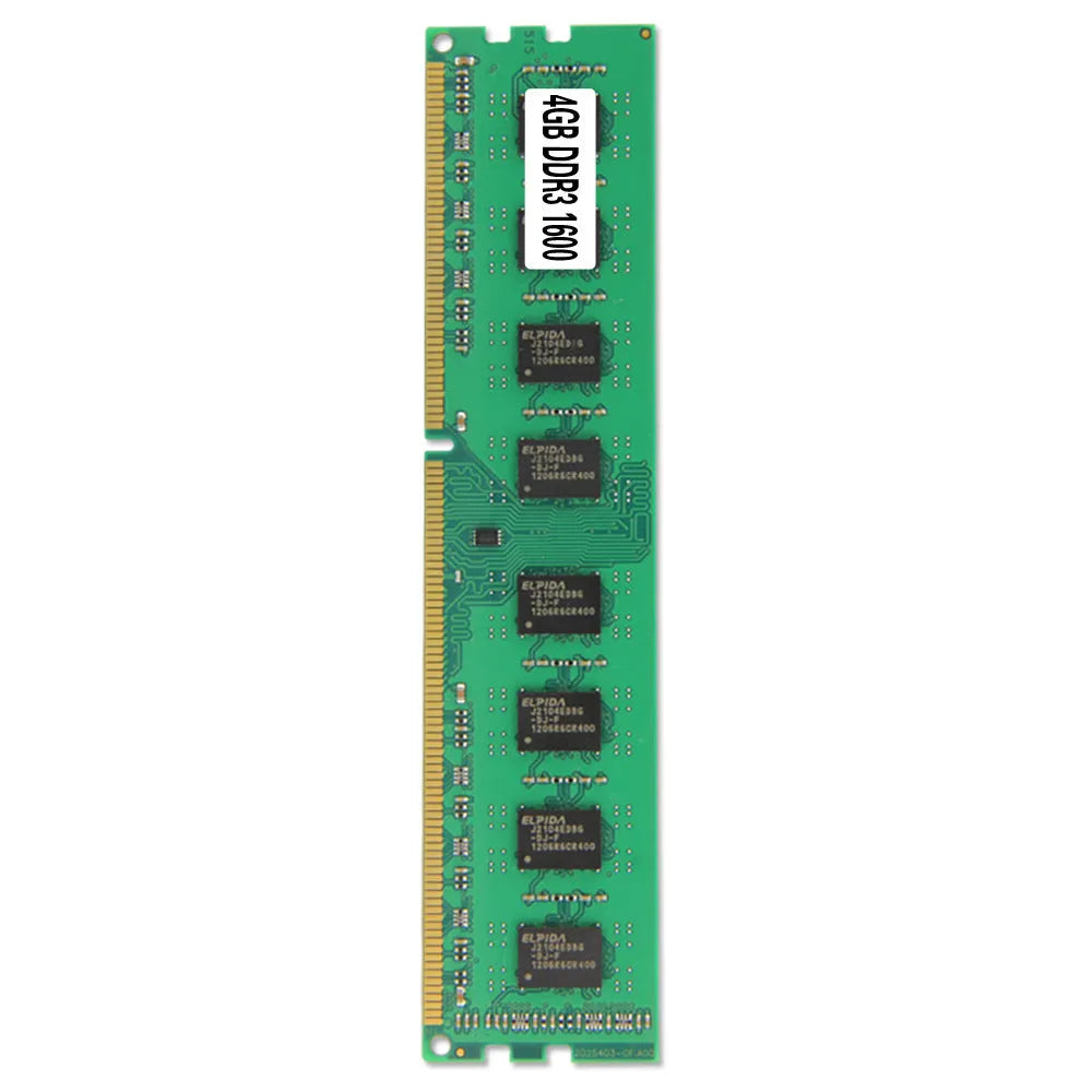 DDR3 desktop computer memory module 4GB 1600MHz single stick RAM
