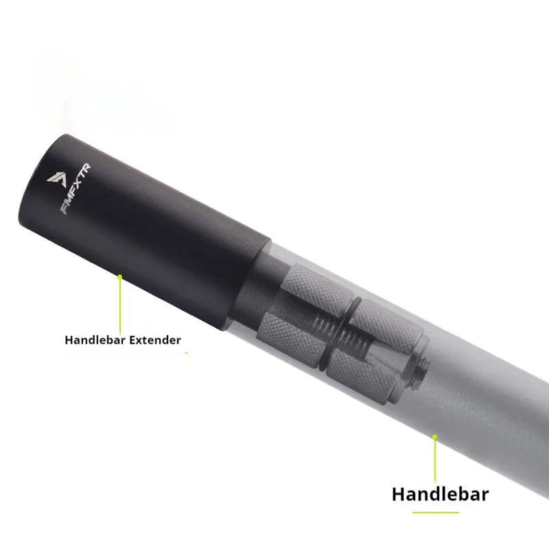 Aluminium alloy bicycle handlebar extension rod with folding mechanism