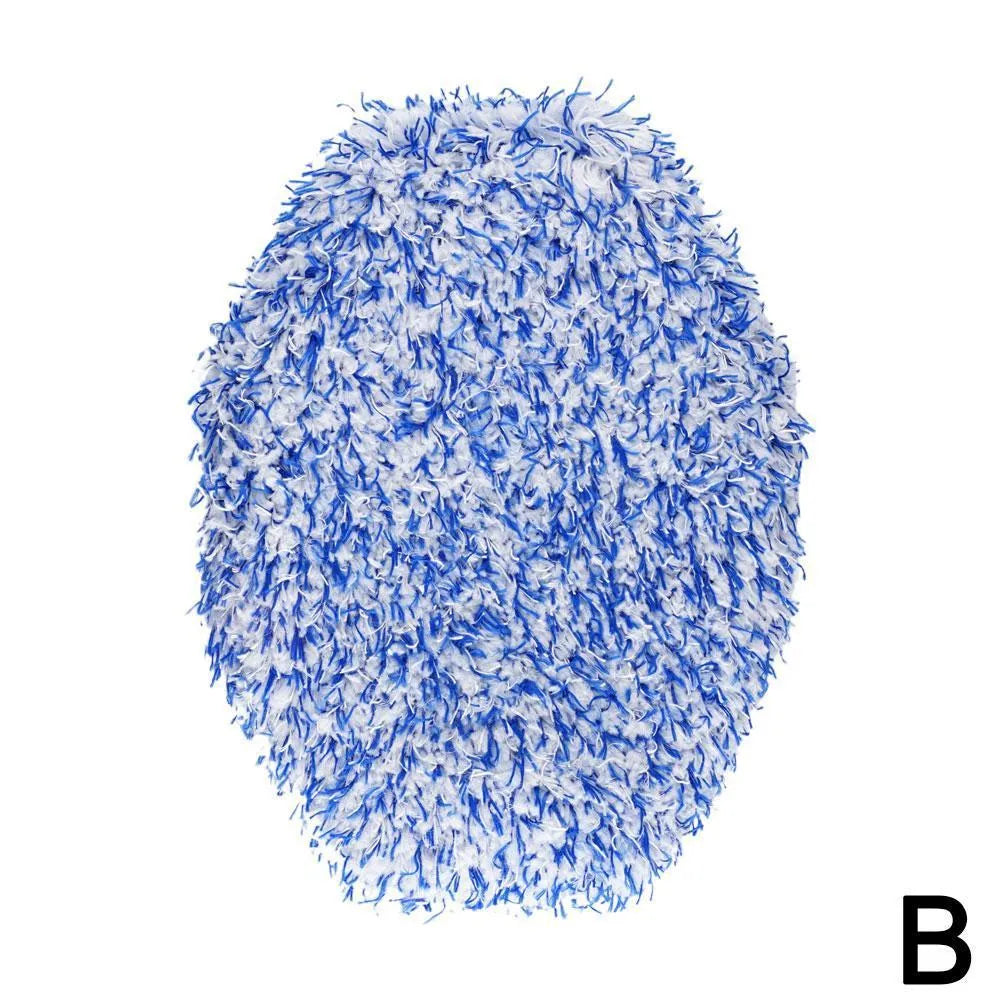 Car wash mop replacement cloth cover for long handle flat mop brushes