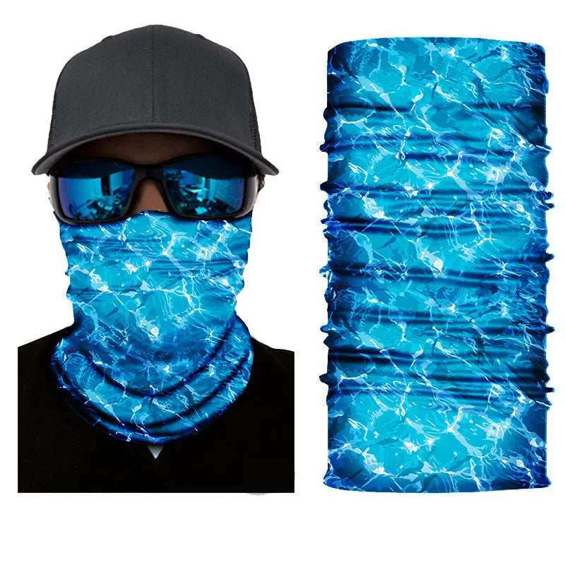 Graffiti pattern multifunctional magic headband for outdoor activities
