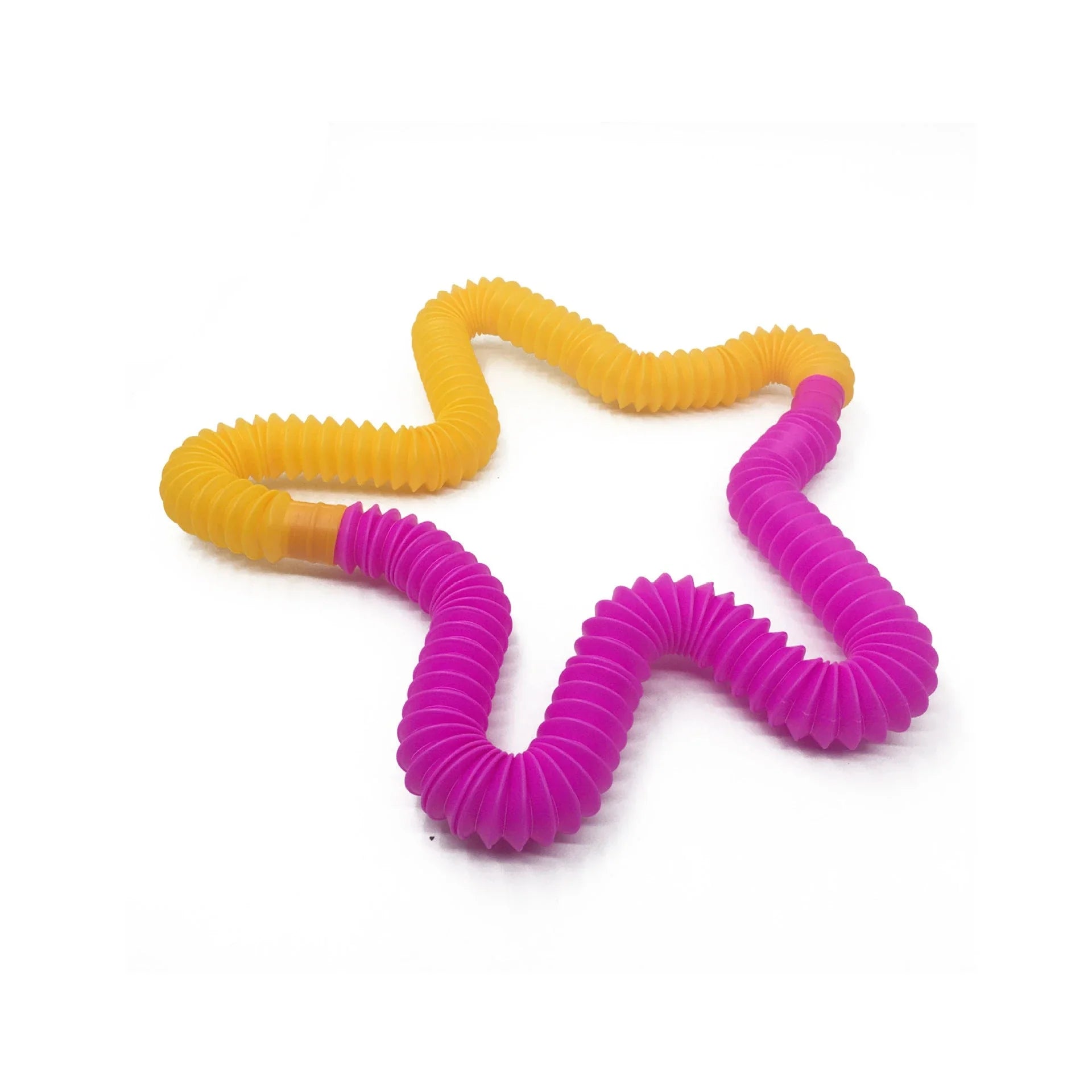 Vibrant, coiled plastic toy for creative, sensory-stimulating playtime