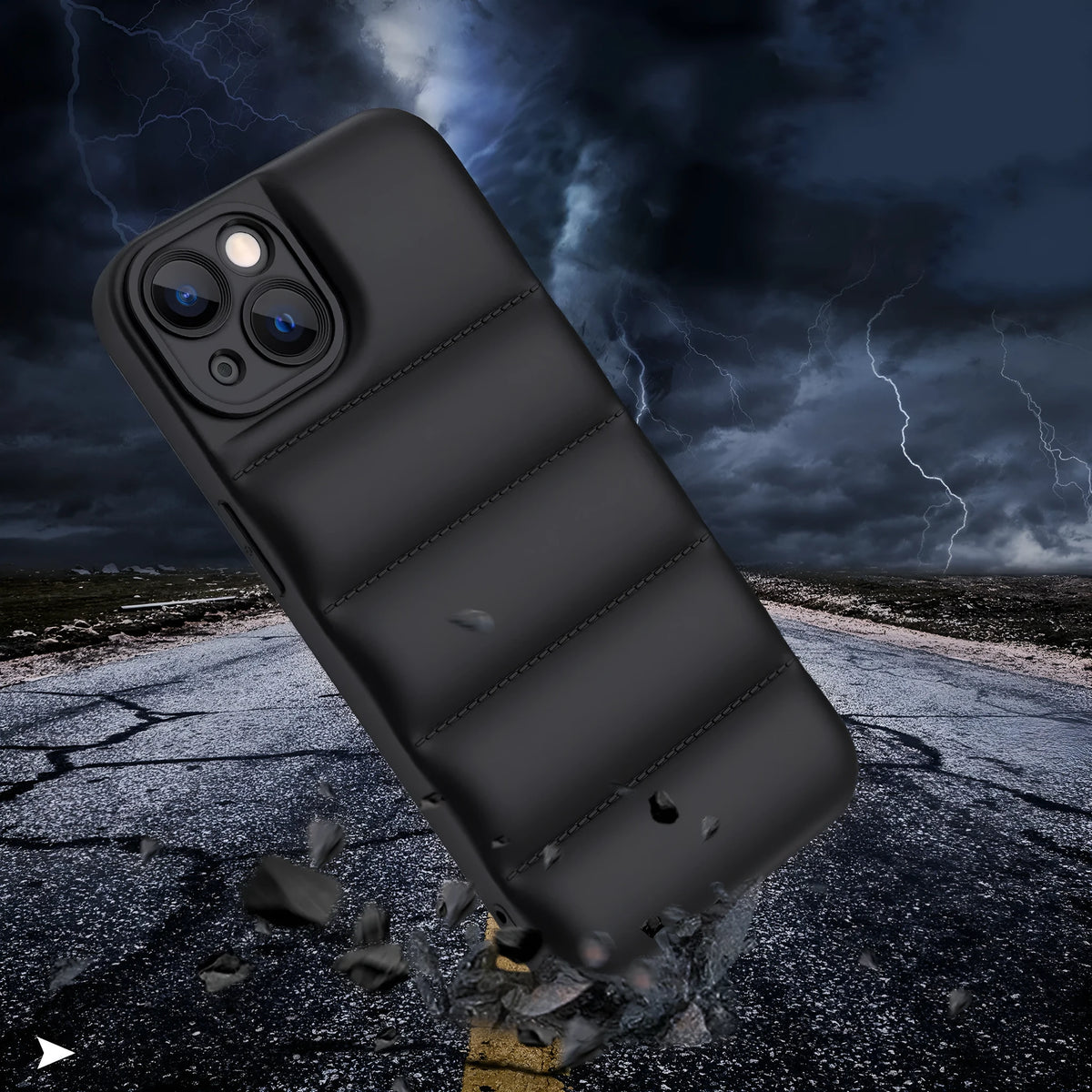Solid colour TPU protective phone case for iPhone Pro Max and 6.1-inch models on a white background.