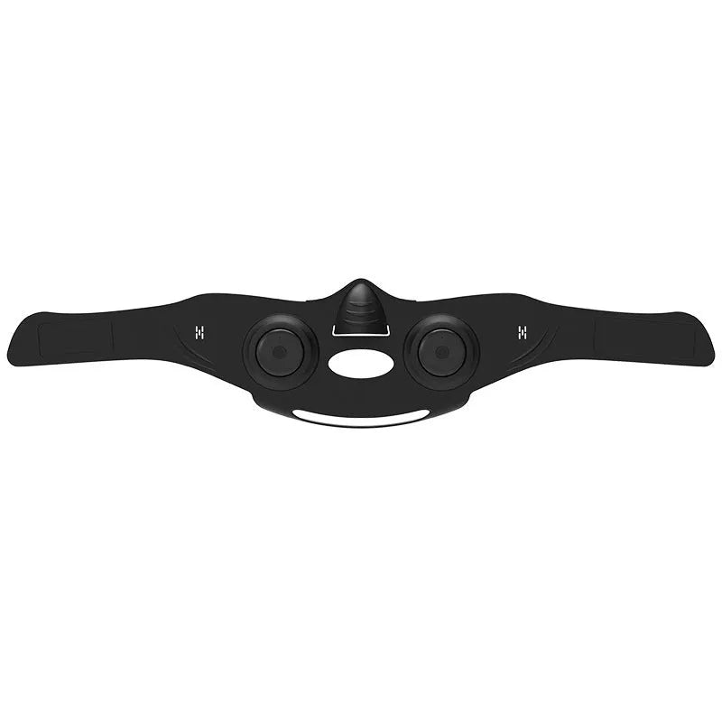 Black photon rejuvenation mask beauty device for home facial skin care.