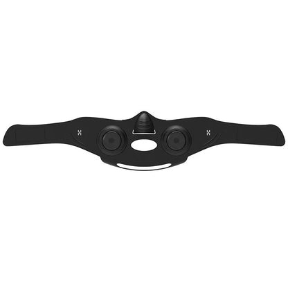 Black photon rejuvenation mask beauty device for home facial skin care.