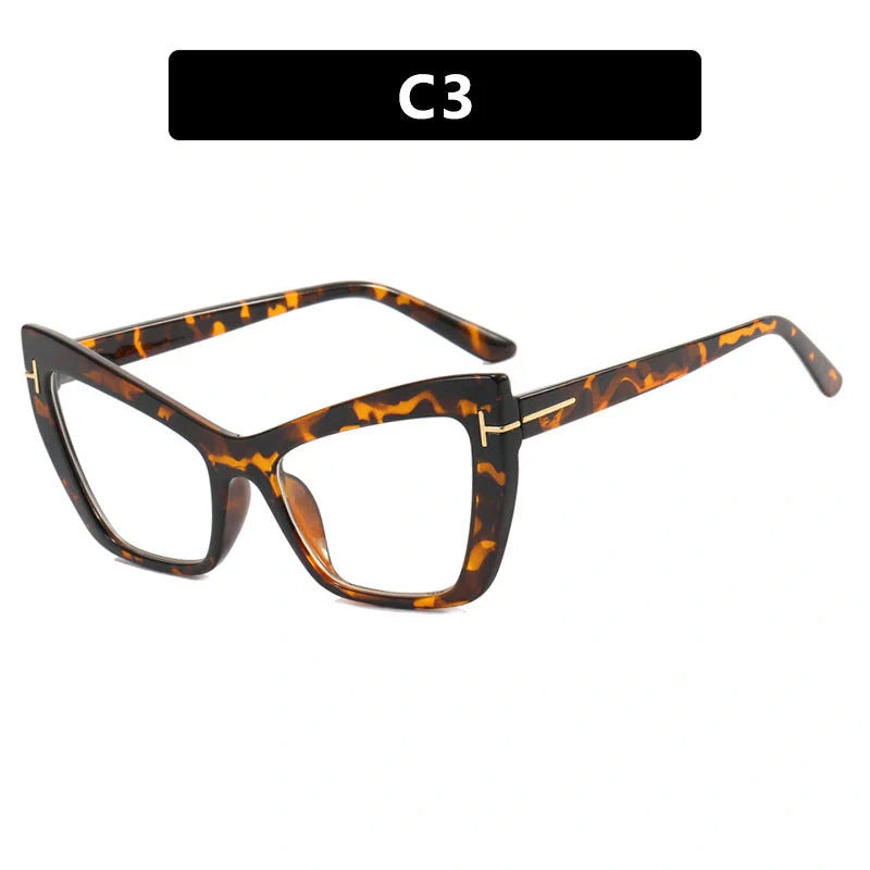 Stylish anti-blue light butterfly frame glasses in various colours for eye protection and fashion.
