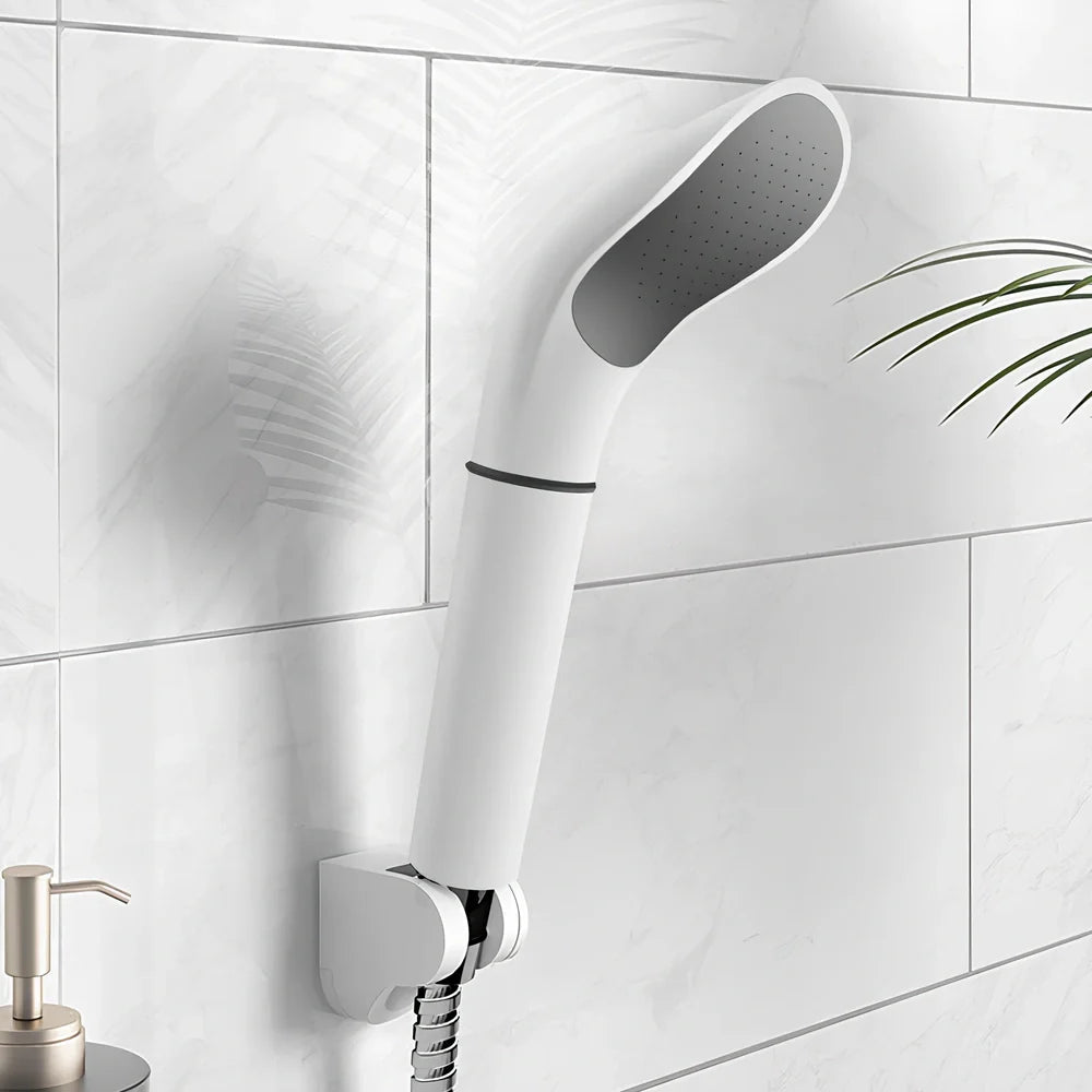 Water saving shower head with 1.5m stainless hose and built-in filter for rain function